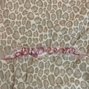 Supreme Red Curly Straw